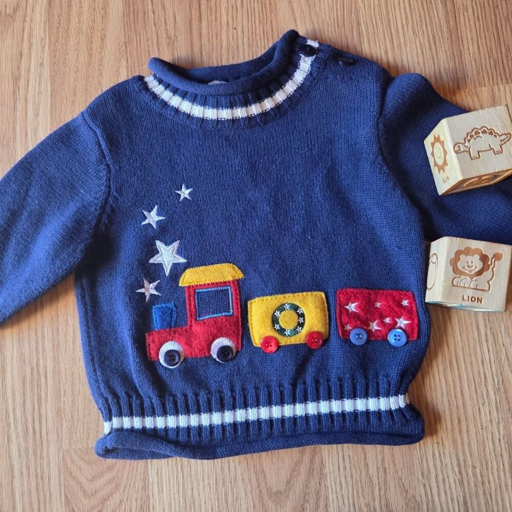 * VTG * 1990s Baby Ur It Train Sweater